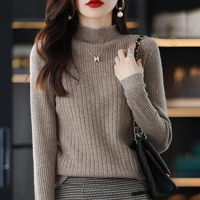 HCLL Baju Atasan Import Wanita Oasa - Atasan Lengan Panjang Rajut Premium - Manset Wanita