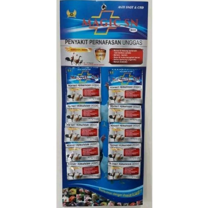 MAGIC SN BIRU ( 1 RENTENG 10 SACHET) MAGIC SN BLUE