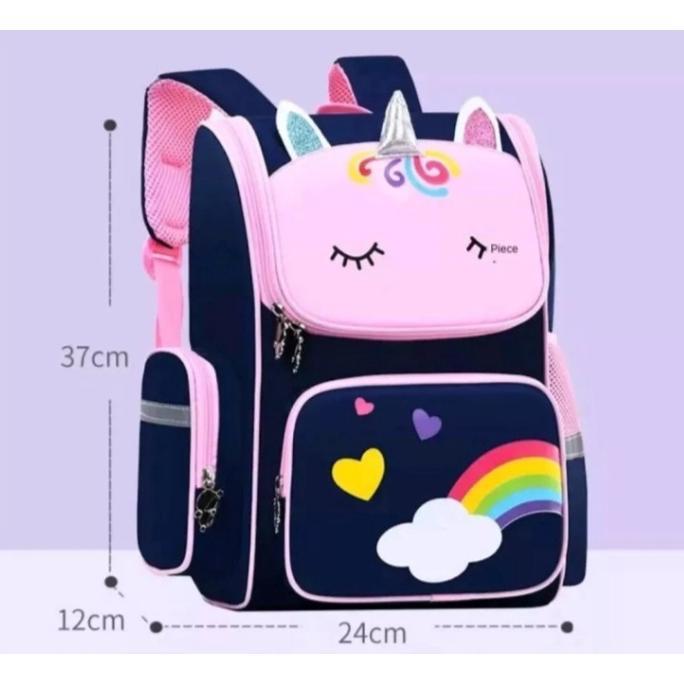 Viral  Tas Sekolah Anak Perempuan Tk Sd - Ransel Anak Sekolah Unicorn - Tas Anak Perempuan Lucu