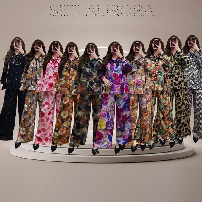 Set Aurora by vn store fashion Bahan Rayon Pr Model Terbaru