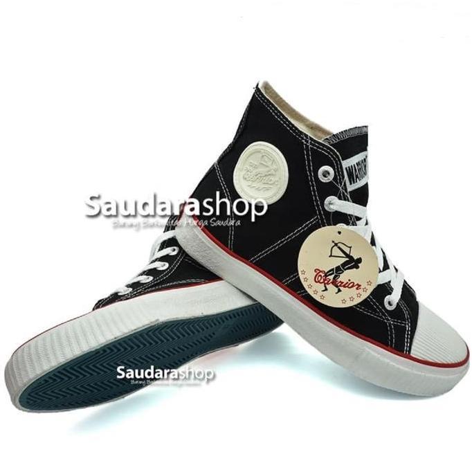 NEW SEPATU WARRIOR CLASSIC / SEPATU SEKOLAH WARRIOR / SEPATU WARRIOR HITAM ORI