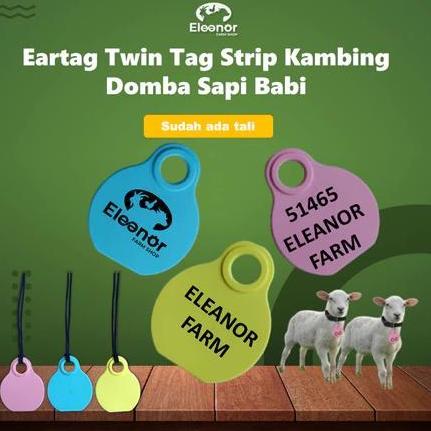 10Biji Neck Tag Custom Kalung Kambing Domba Sapi Babi