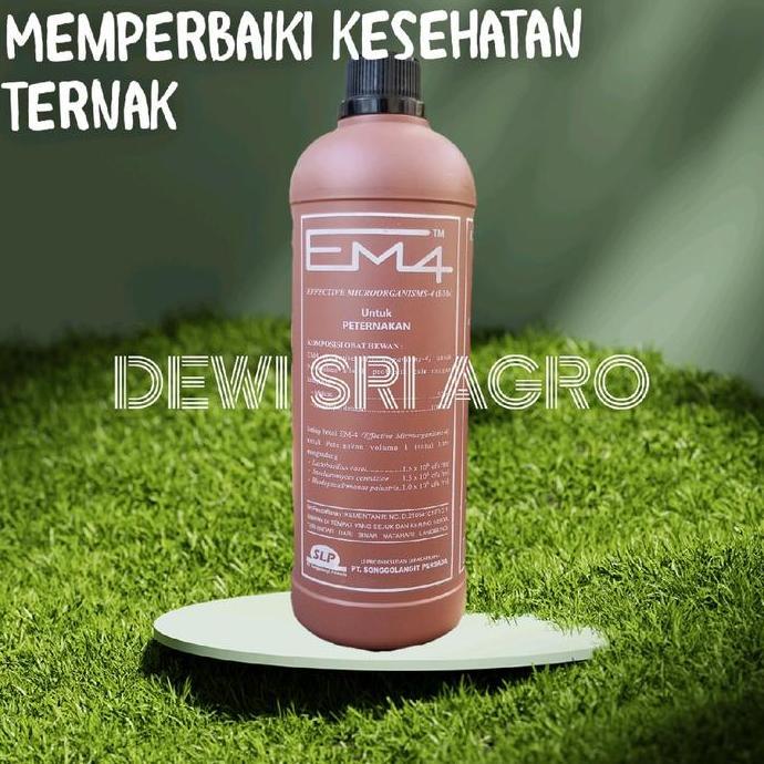 EM4 PETERNAKAN ORIGINAL 1 LITER UNTUK FERMENTASI PAKAN TERNAK