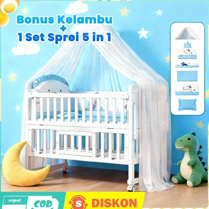 [Live] box bayi lipat tempat tidur murah/baby bed box kayu/little equi box bayi/box tempat tidur bay
