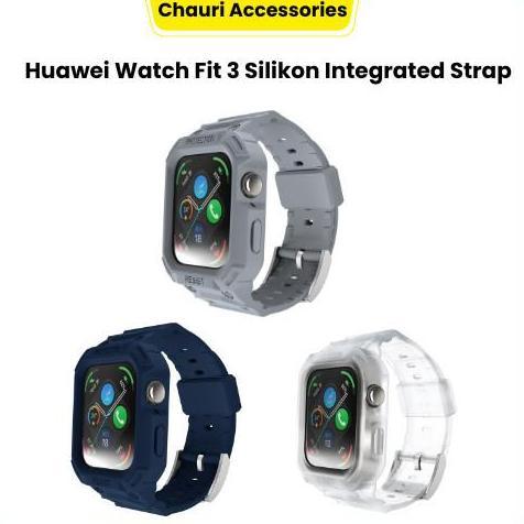 Huawei watch Fit 3 Silicone Integrated Strap | for Huawei watch Fit 3