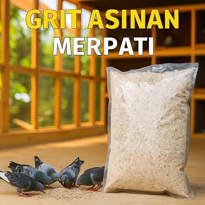 Grit Asinan Remisan Merpati Asinan merpati Pakan burung Grit Calsium Grit Kerang Kasar Halus Grit Te