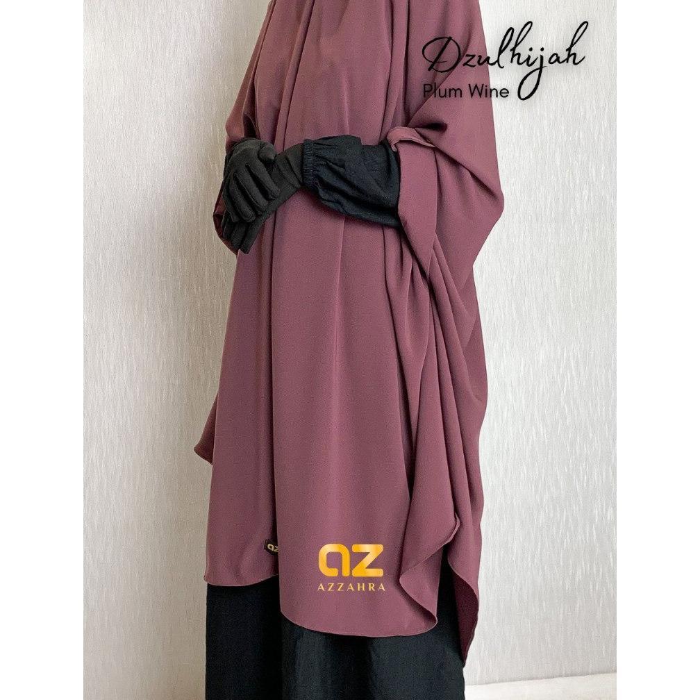 ORIGINAL Khimar Syari Lubang Lengan Dzulhijah by Azzahra Syari