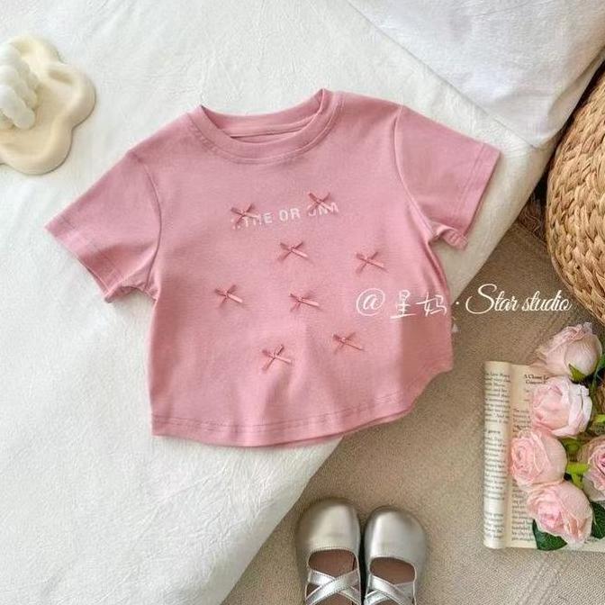 Baju Atasan Anak Perempuan Baju Tren Casual Anak Perempuan Usia 1-4Tahun