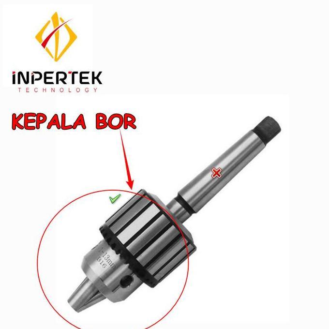 HERBONE Kepala Bor Chuck Drill Penjepit Bor Pegangan Mata Bor Bubut Milling