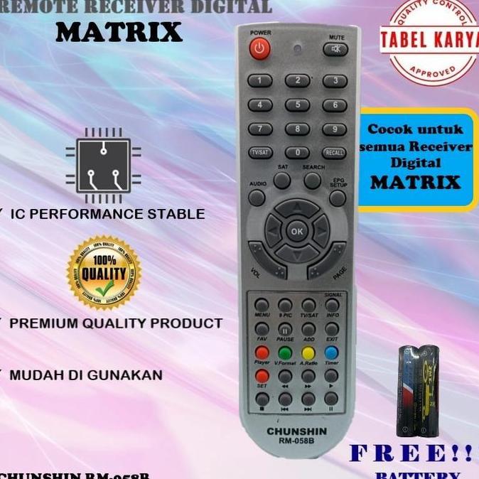 PARANE REMOTE REMOT RECEIVER DIGITAL MATRIX MULTI UNIVERSAL