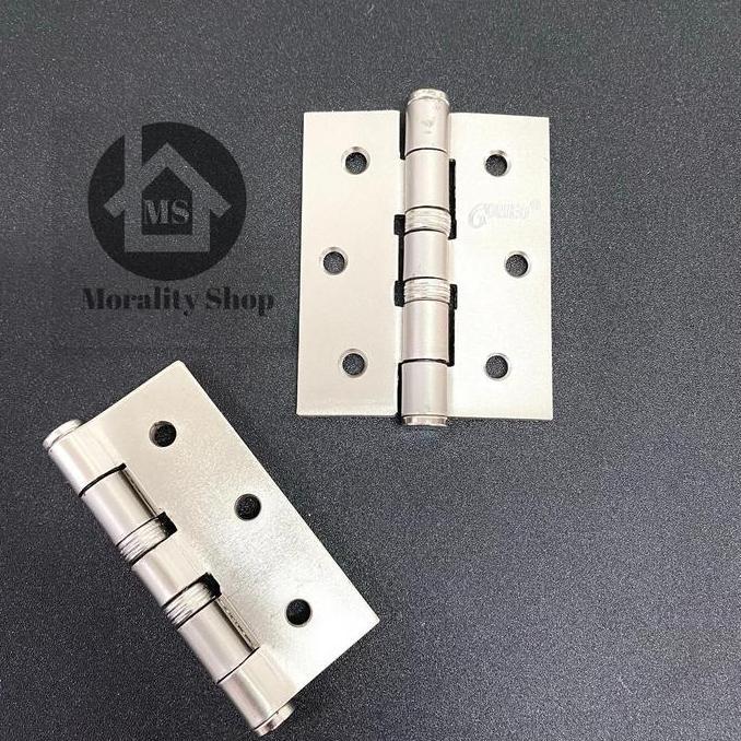 Engsel pintu erdos 3 inch / engsel jendela silver F17
