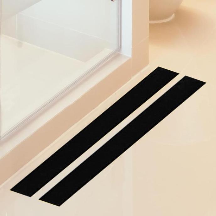 PARANE Lis Tepi Sudut Tangga Anti Slip Pengaman Siku Step Nosing Tape Karet Strip Lantai Model L Lur