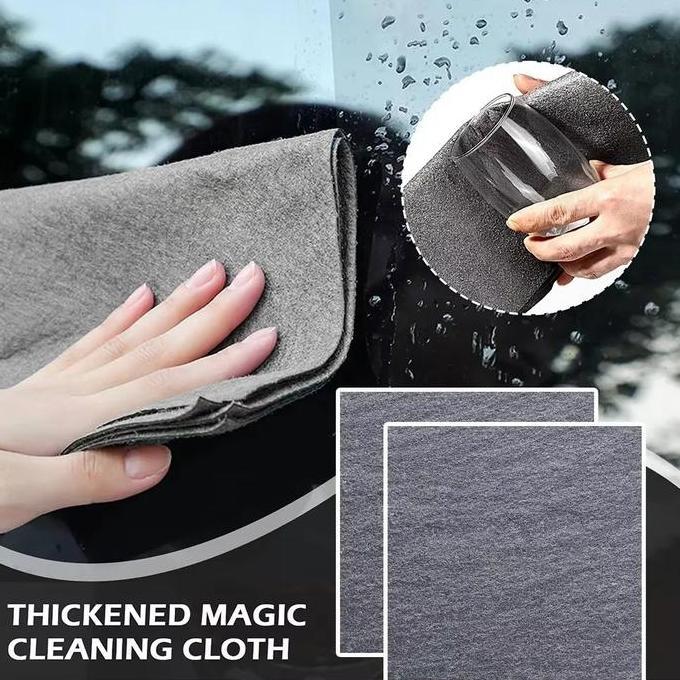 XARIELTA Kain Lap Microfiber Ajaib Gen 3 Alat Pembersih Anti Minyak Jamur Air Jendela Kaca Interior 
