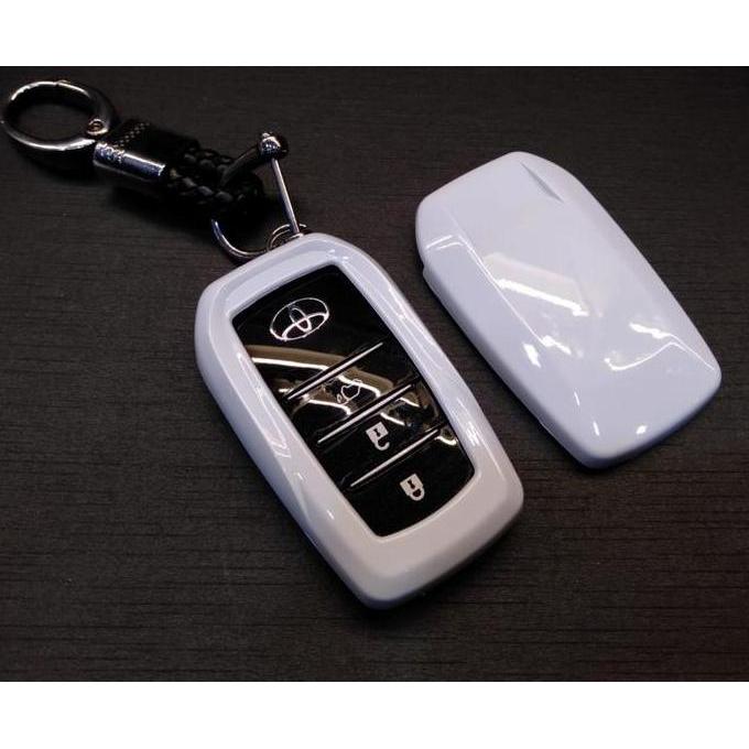 ALXAL Casing Cover Remot Mobil Smart Key TOYOTA Fortuner Innova Alphard Gantungan Tali Car Kunci