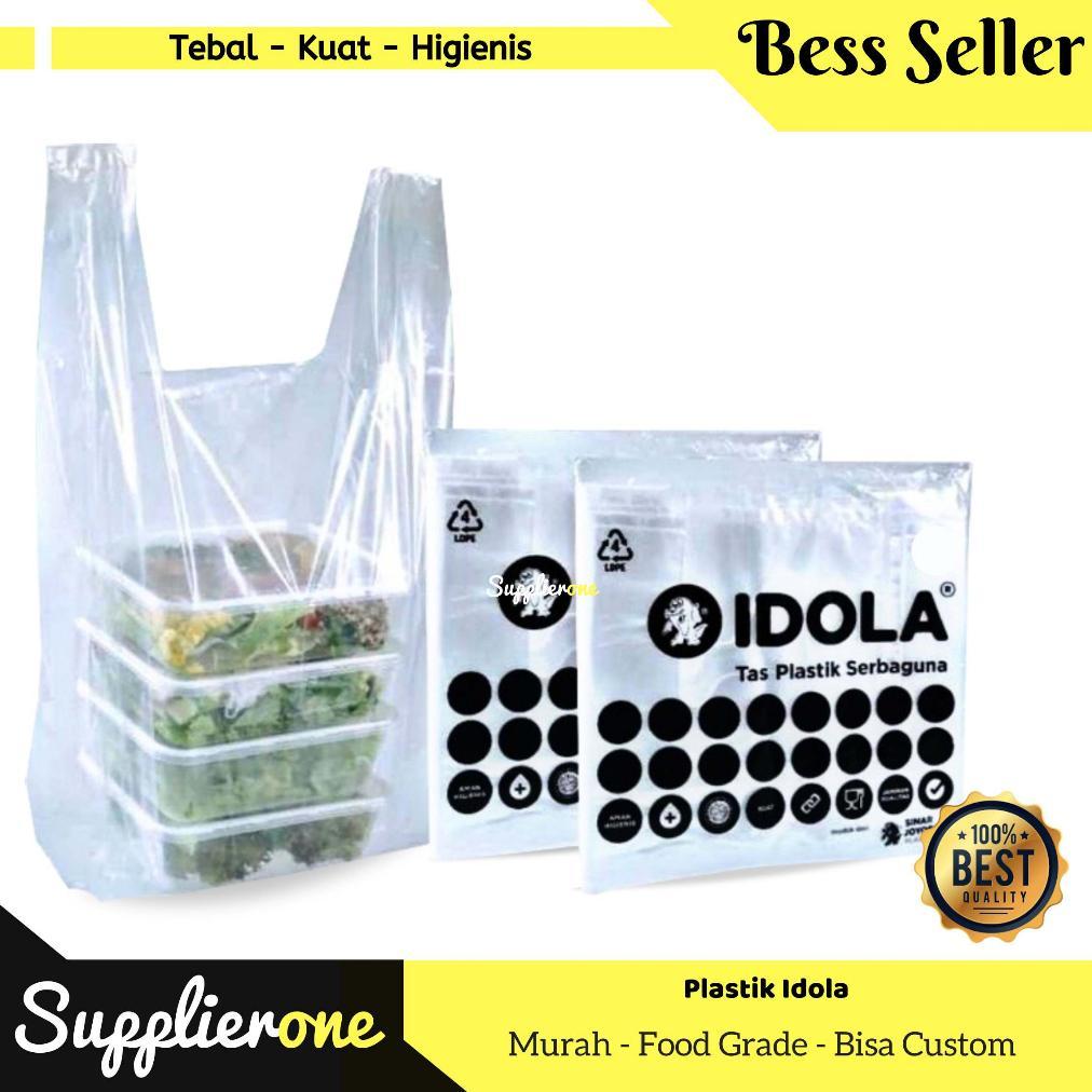 Kantong Plastik PE IDOLA PEX Kresek Bening Tebal Serbaguna / Kantong Plastik Bening / Plastik Bening