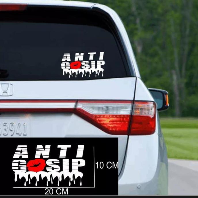 TERLARIS STIKER KACA MOBIL ANTI GOSIP STICKER CUTTING KACA MOBIL ANTI GOSIP