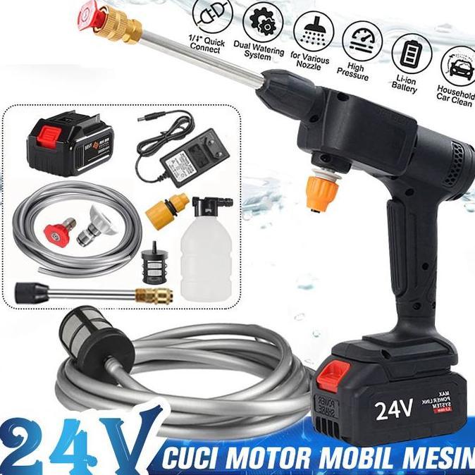 Alat Steam Cuci Motor Mobil Mesin 24Vf Tekanan Tinggi Mesin Cuci Mobil