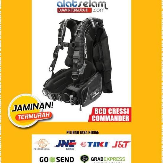 Alat Selam Scuba Diving - BCD Cressi Commander - Professional BCD