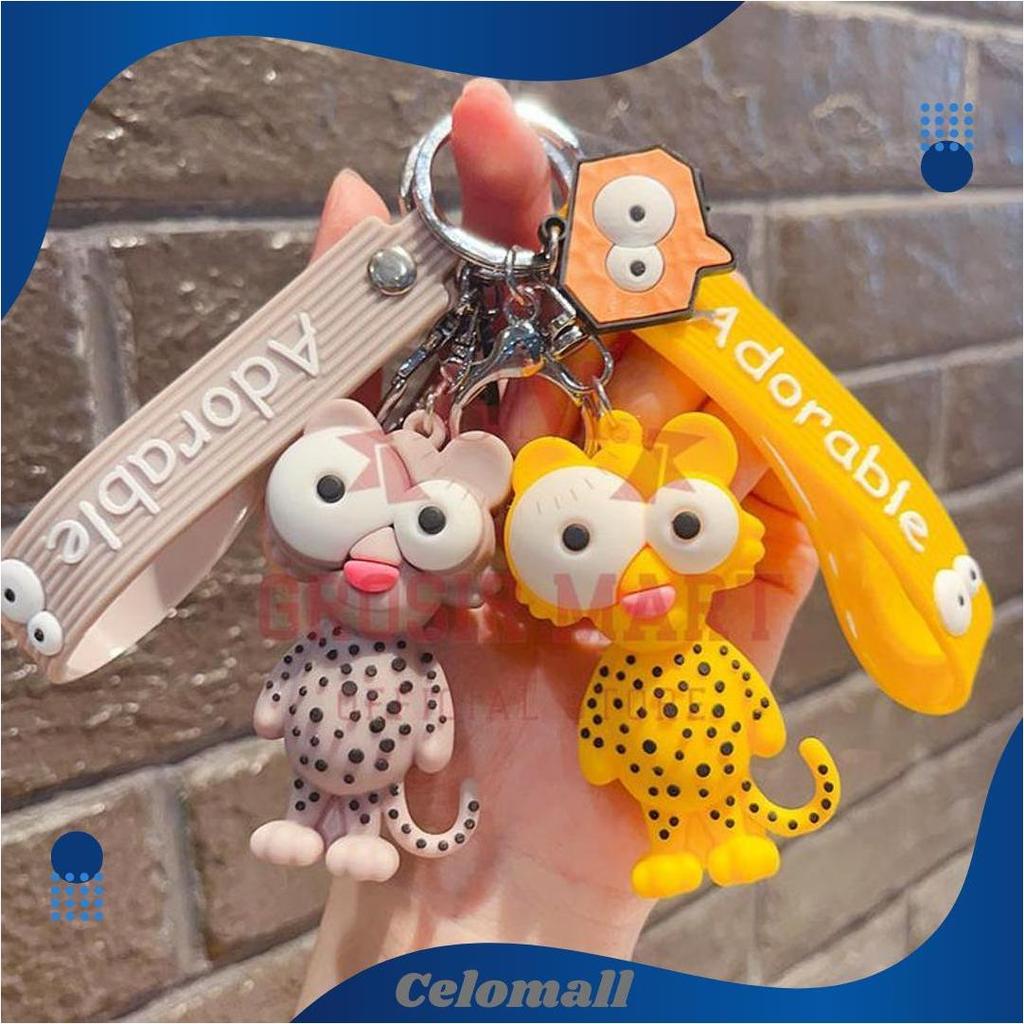 Gantungan Kunci Jerapah Zebra Singa Silikon Besar / Ganci Jerapah Zebra Singa / Ganci Jerapah / Gant