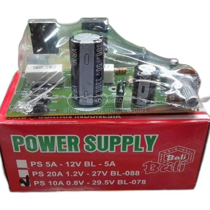 TERLARIS Pcb Modul Diy power supply Regulator LM 317 . gratis ongkir