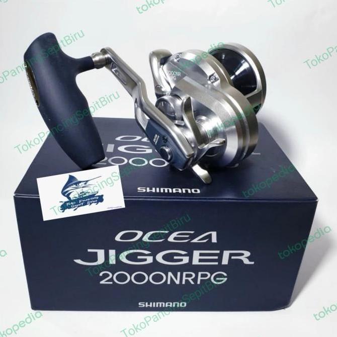 Reel Shimano OCEA JIGGER 2000NRPG 2017-handle kanan Original