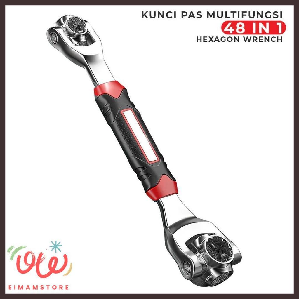Promo Dolphin Tool Kunci Pas Tiger Wrench 48In1 Socket Multifungsi Kunci Pas Universal 48 In 1