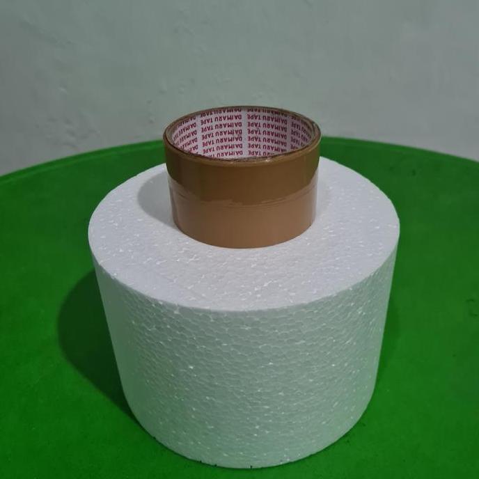 D18x12cm Gabus Styrofoam Bulat Dummy Cake
