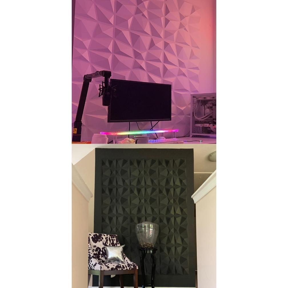 TERMURAH Wall Panel 3D PVC Wallpaper Dinding Wallpanel /Wall Panel 3D PVCWallpaper Home Ornamen Bisa