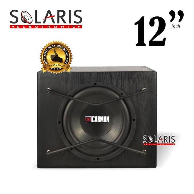 SUBWOOFER AKTIF 12 Inch BASSBOX Carman CM-1211 Speaker Bass Mobil