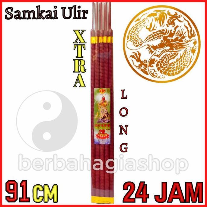 NEW HIO DUPA 24 JAM WARNA MERAH SAMKAI ULIR STIK BESAR WANGI 1000 BUNGA ORI
