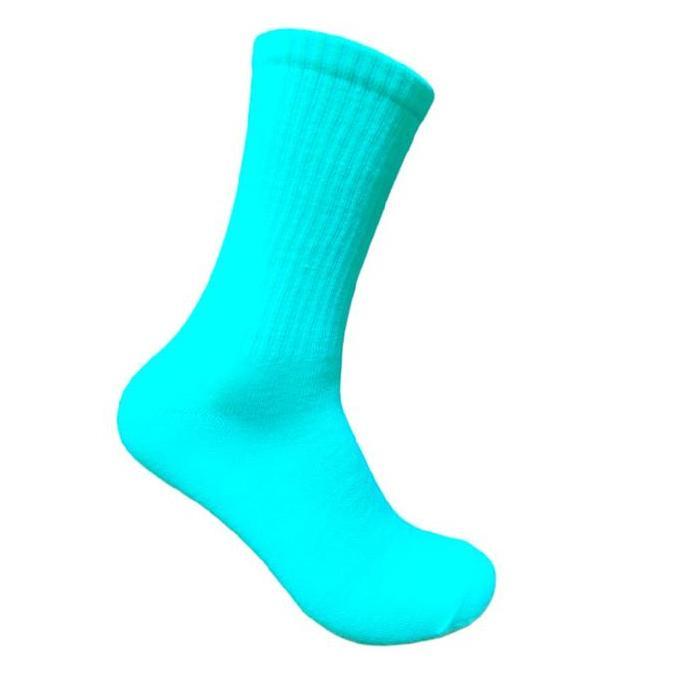 New kaos kaki oldscool/wanita panjang tebal Dewasa Cewek warna tosca mint