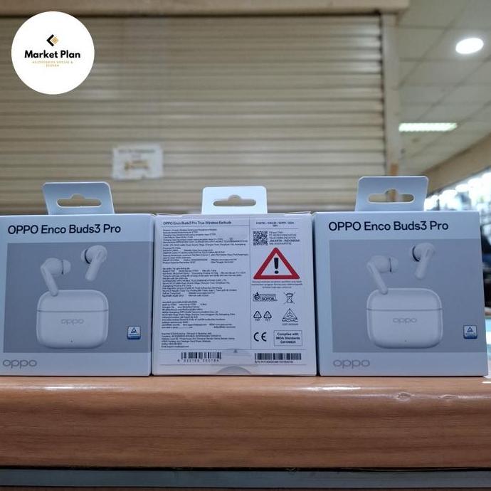 Oppo Enco Buds3 Pro Wireless Aerbuds GRANASI RESMI Earphones Tws Bluetooth Model Oppo Enco Buds3 Pro