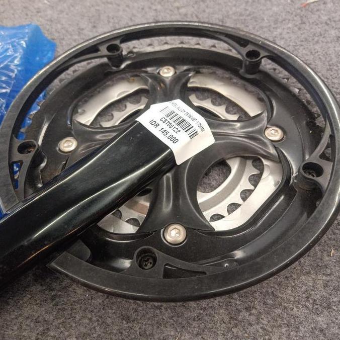 Crank sepeda Prowheel Taiwan Alloy 28/38/48T arm 170mm import