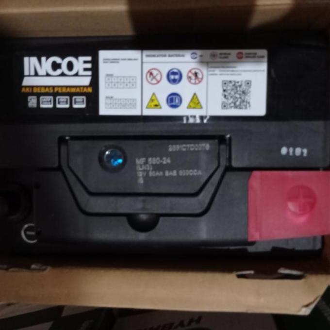 aki mobil incoe MF type 58024 12 volt 80 amper