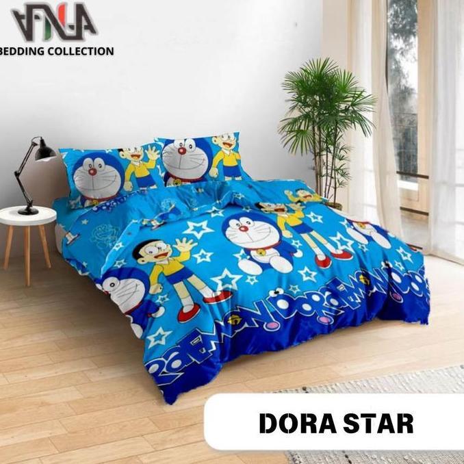 BEDCOVER ONLY Seri Gambar Doraemon/Bedcover Tanpa Sprei Motif Doraemon murah