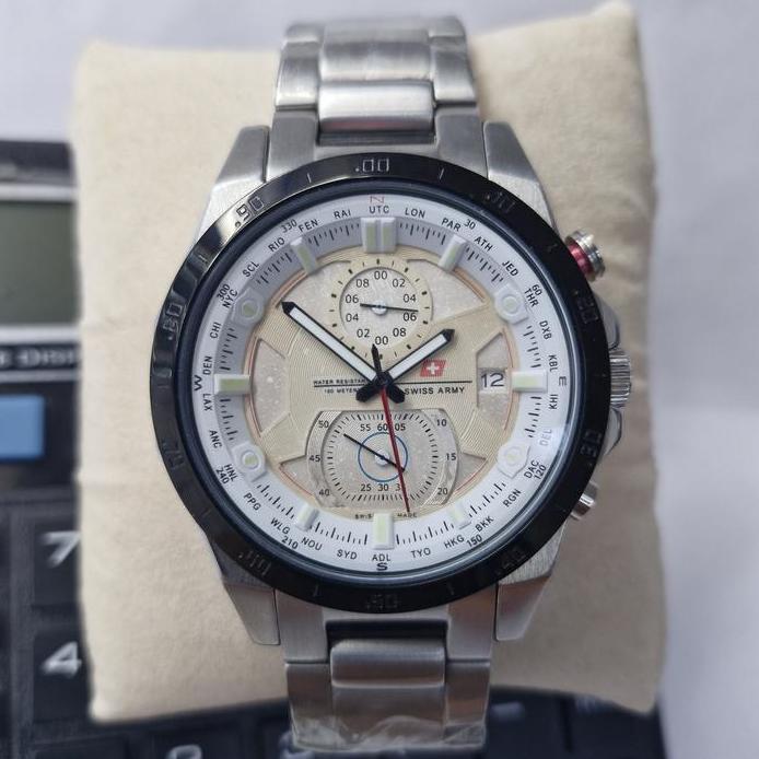 jam tangan pria SA HC7893 HC 7893 stainles steel