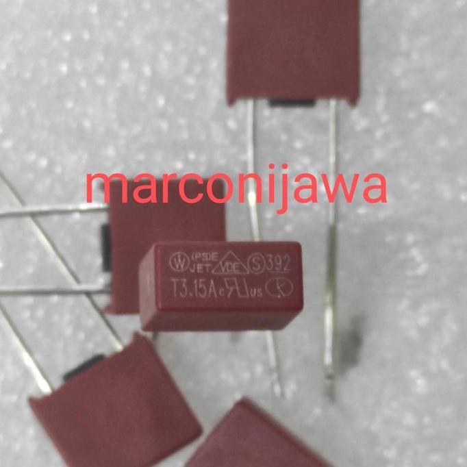 Fuse 3,15A 250V kotak T3,15A 250Vac