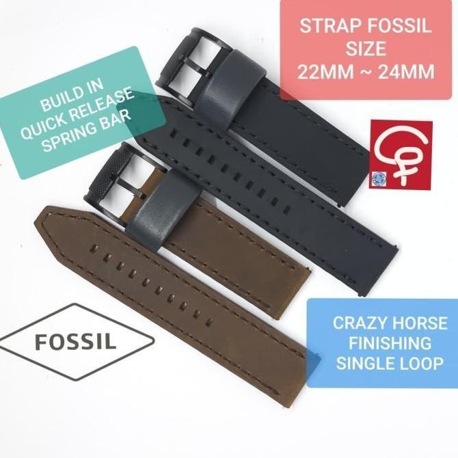 TALI JAM TANGAN FSSIL KULIT STRAP NEUTRA MACHINE MID NATE CHRONOGRAPH BRONSON DAYLINER EASTON SMART 