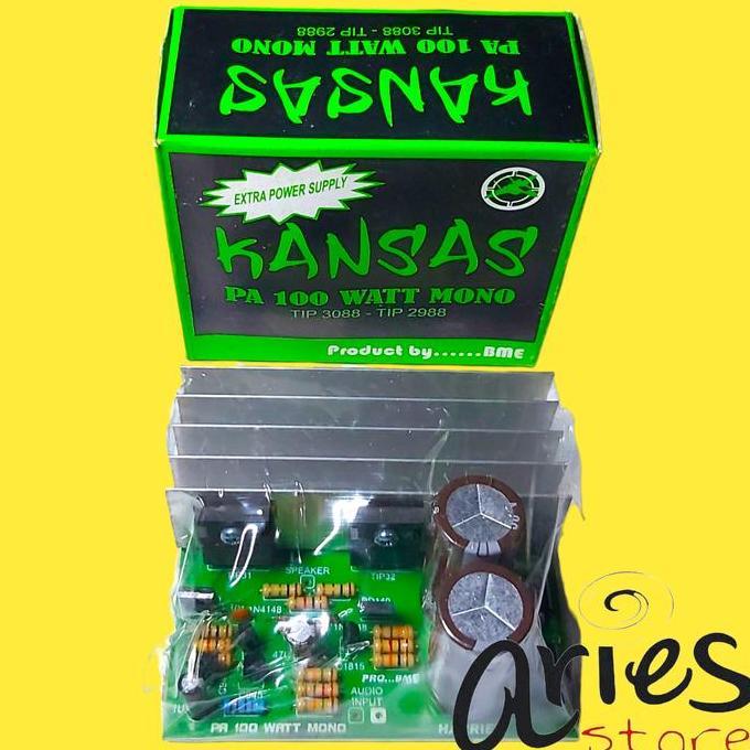 Promo Kit Pa 100 Watt Mono Kansas Bme