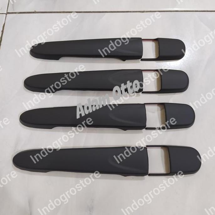 AKSESORIS MOBIL] COVER HANDLE PINTU HITAM DOFF / CHROME MOBIL ALL NEW AVANZA VELOZ XENIA 2012 2013 2