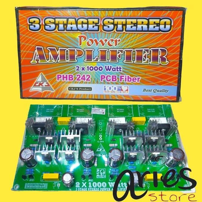 Diskon Kit 3 Stage Stereo Power Amplifier 2 X 1000 Watt Ckj 242