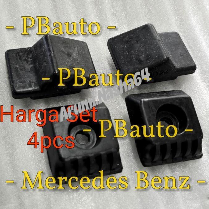 KARET KAP MESIN SET 4PCS KARET MOUNTING BAGASI W124 MERCEDES BENZ / RUBBER STOPPER TRUNK MERCY 300E 
