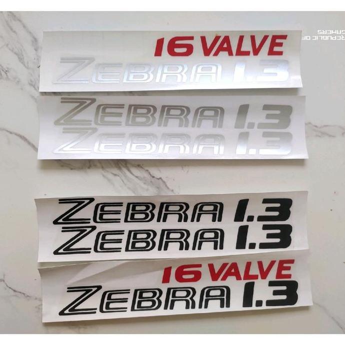 Stiker Pintu Daihatsu Zebra 1.3 16 Valve