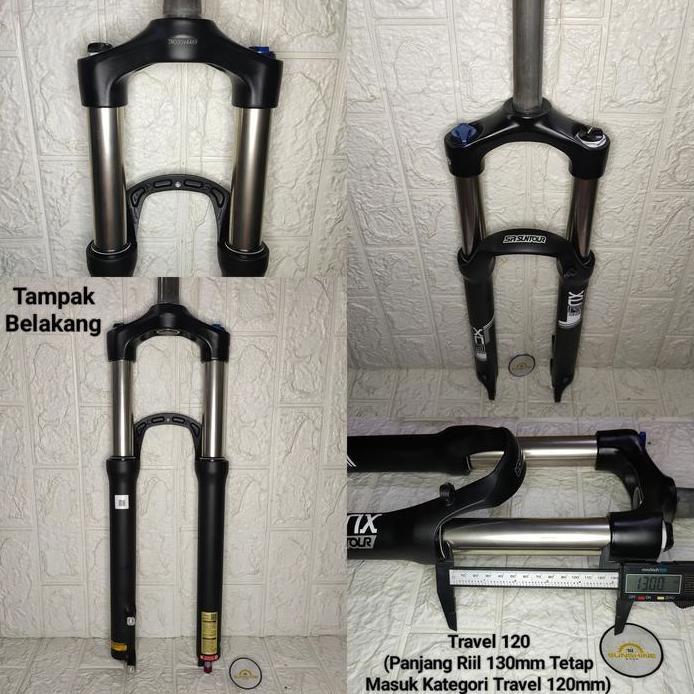 Fork Sepeda MTB 27.5 SR SUNTOUR XCR HIDROLIK AIR Suspension REBOUND T120 OS