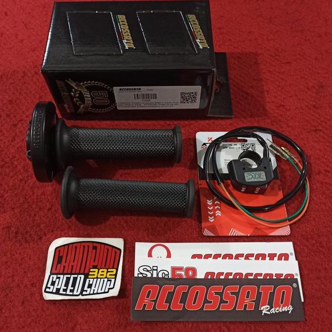 Paket Gas Spontan Accossato Italy Saklar Engine KTC Ninja 150RR RR 150