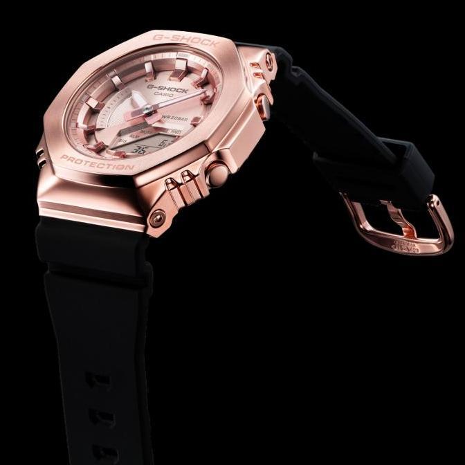 JAM CASIO GSHOCK GMS2100PG / GM-S2100PG-1A4DR METAL COVERED ORI GARANS