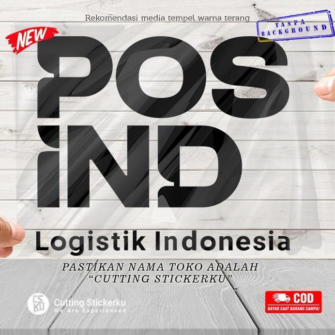 Cutting Stiker New Logo Pos Indonesia Variasi Motor Mobil Sticker Ekspedisi Logistik Bodi Keren - Mo