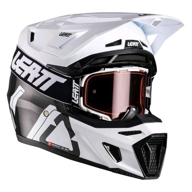 Leatt 9.5 Helmet Kit - Carbon / White
