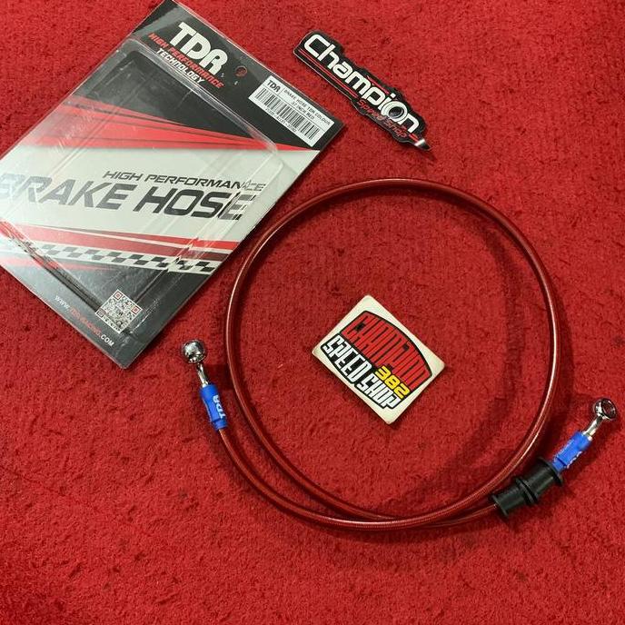 Selang Rem TDR Racing 37inch 93cm Merah Beat Karbu Beat FI Beat ESP