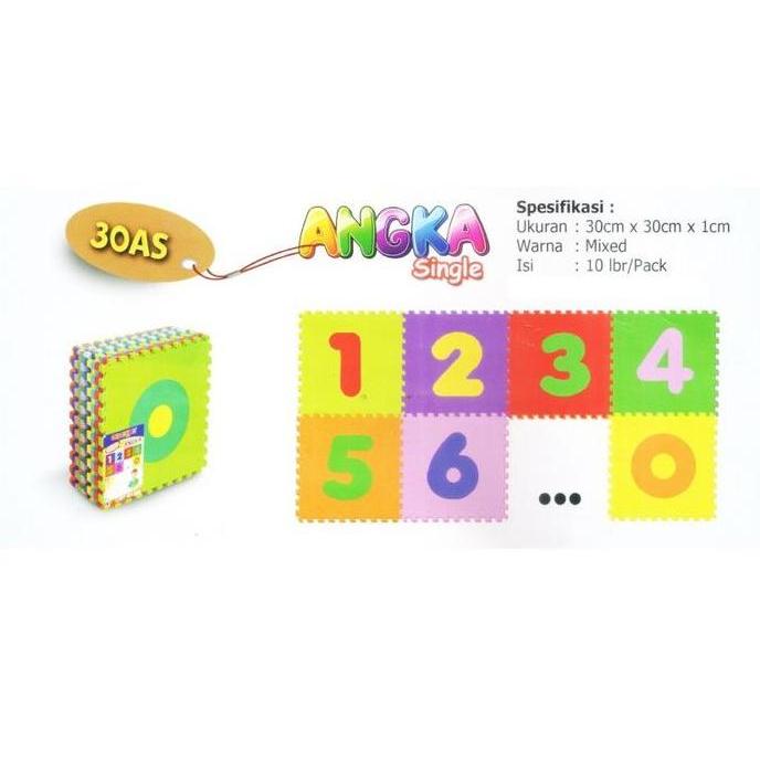 Karpet Puzzle Busa Eva Edumats Angka